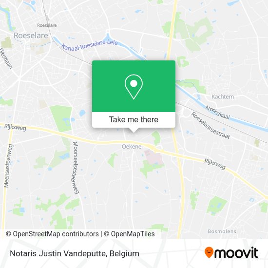 Notaris Justin Vandeputte map