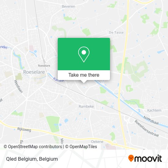 Qled Belgium map