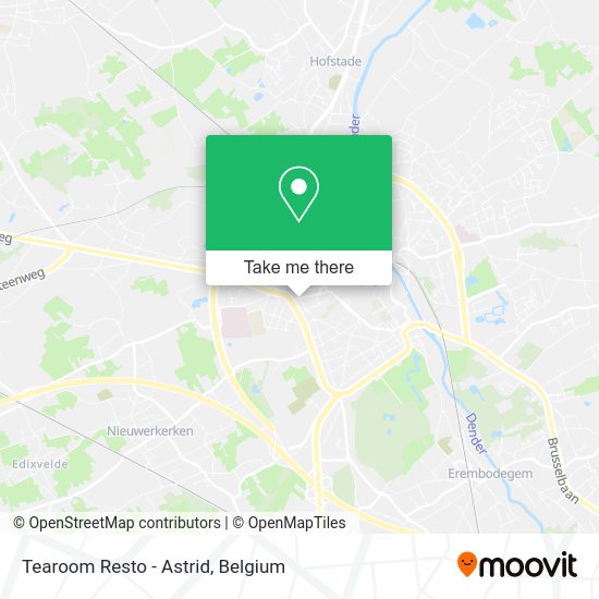 Tearoom Resto - Astrid plan
