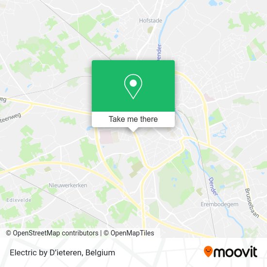 Electric by D’ieteren map