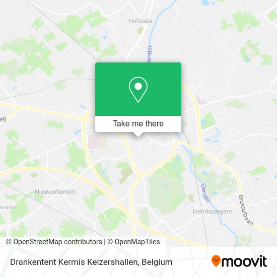 Drankentent Kermis Keizershallen plan