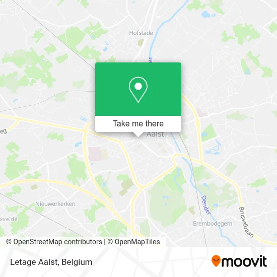 Letage Aalst map