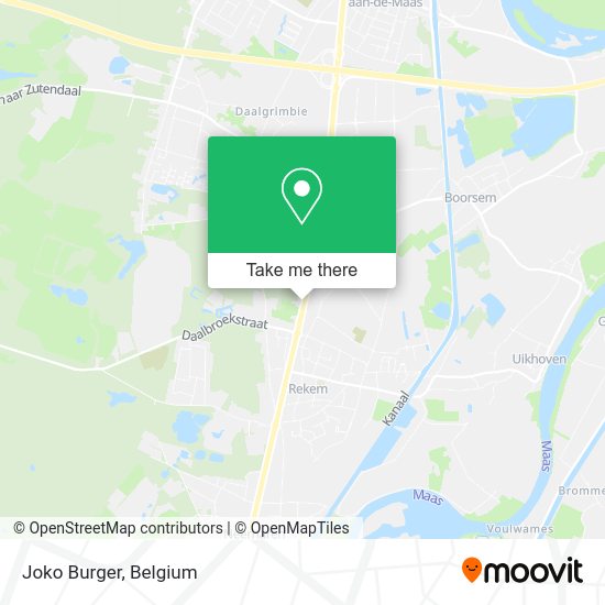 Joko Burger map