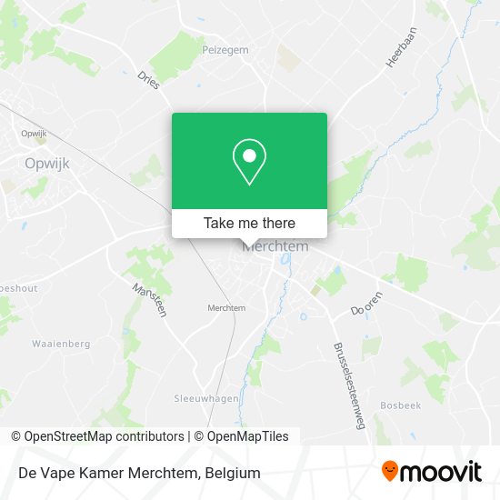 De Vape Kamer Merchtem map