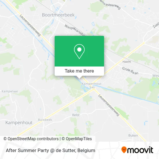 After Summer Party @ de Sutter map