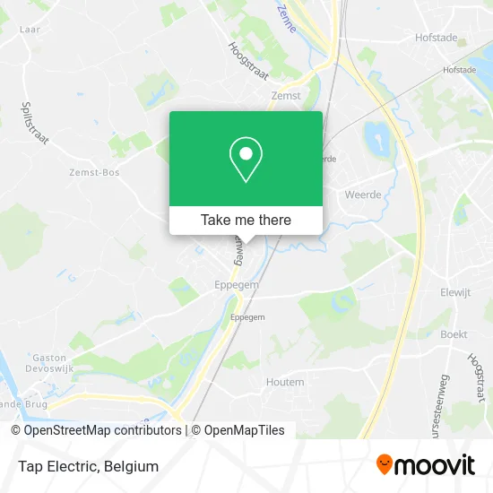 Tap Electric map