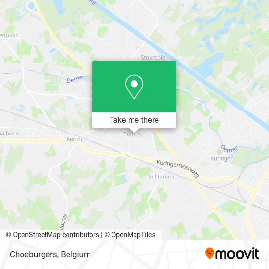 Choeburgers map