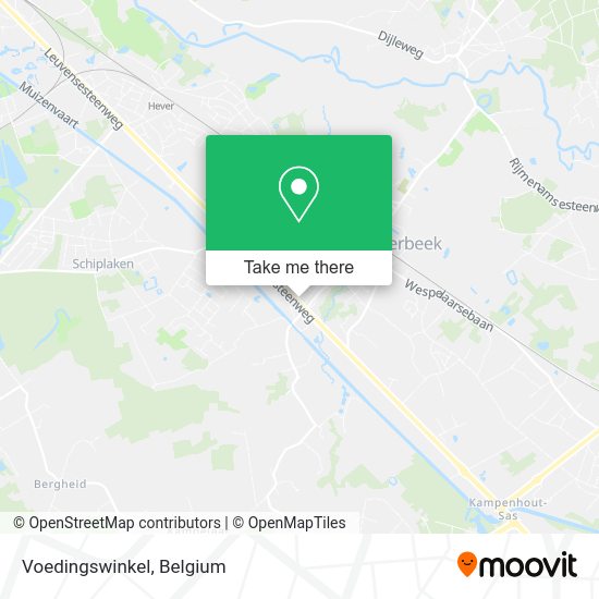 Voedingswinkel map