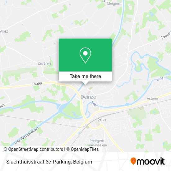 Slachthuisstraat 37 Parking map