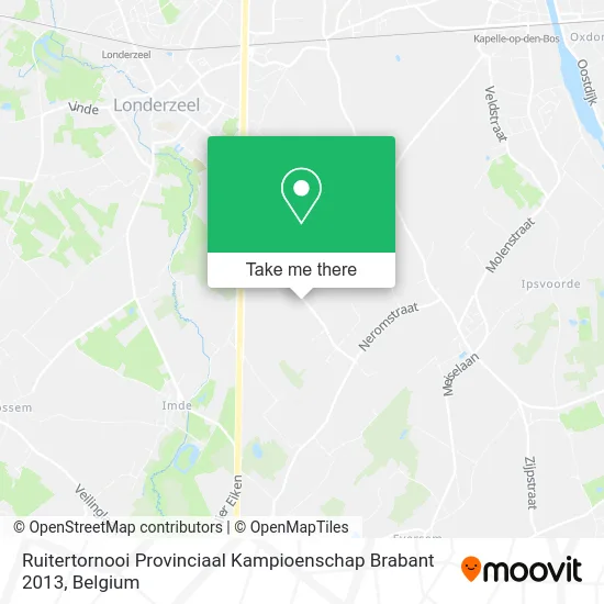 Ruitertornooi Provinciaal Kampioenschap Brabant 2013 plan