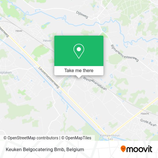 Keuken Belgocatering Bmb map