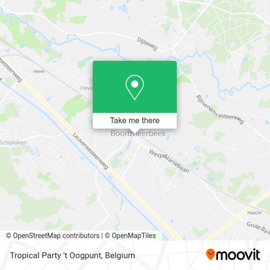 Tropical Party 't Oogpunt plan