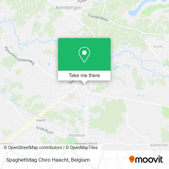 Spaghettidag Chiro Haacht map