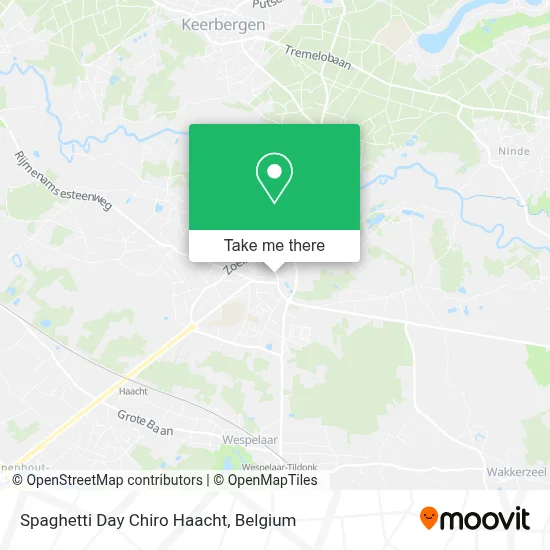 Spaghetti Day Chiro Haacht map