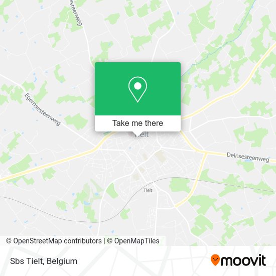 Sbs Tielt map