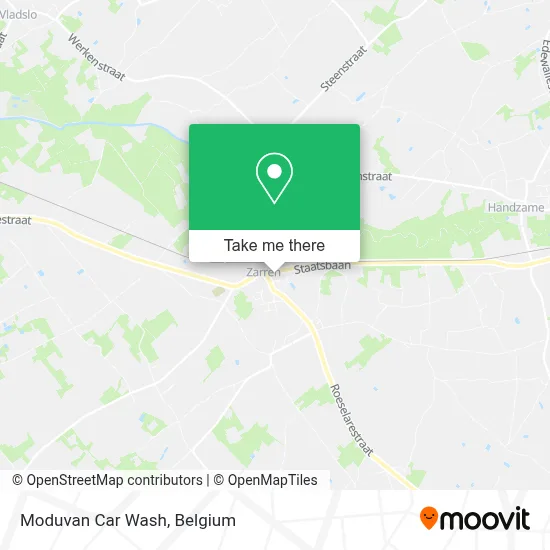 Moduvan Car Wash map