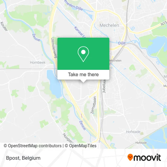 Bpost map