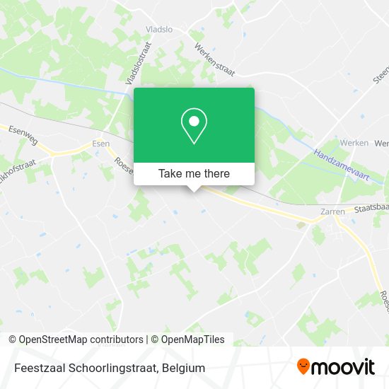 Feestzaal Schoorlingstraat map