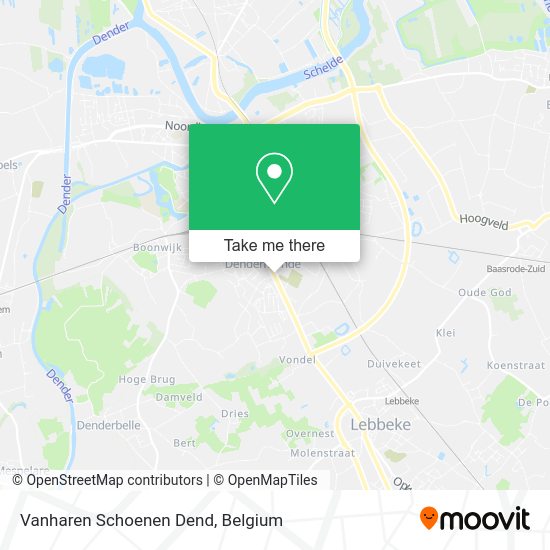 Vanharen Schoenen Dend map