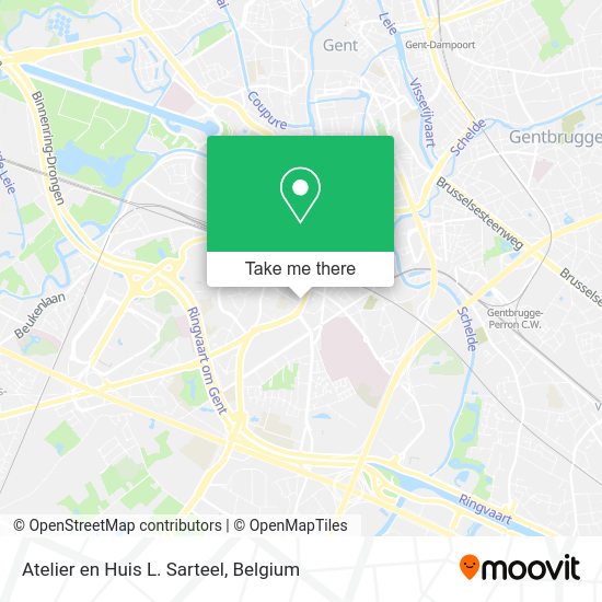 Atelier en Huis L. Sarteel map