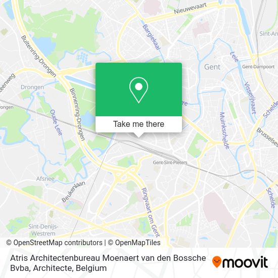 Atris Architectenbureau Moenaert van den Bossche Bvba, Architecte map