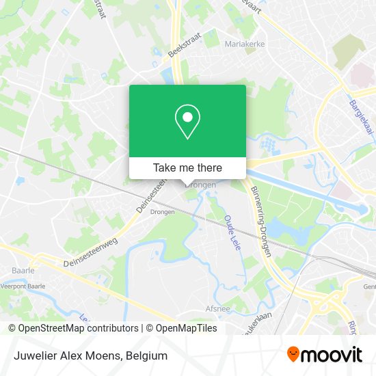 Juwelier Alex Moens plan
