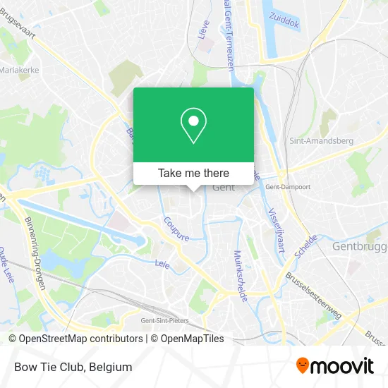 Bow Tie Club map