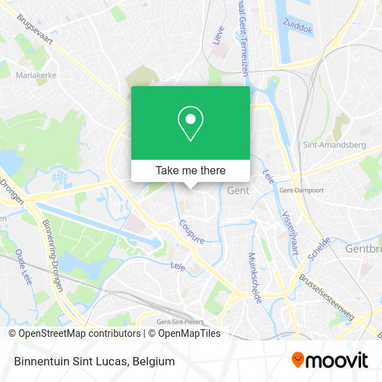 Binnentuin Sint Lucas map