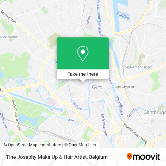 Tine Josephy Make-Up & Hair Artist map