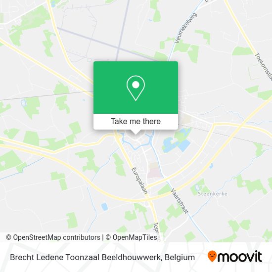 Brecht Ledene Toonzaal Beeldhouwwerk plan