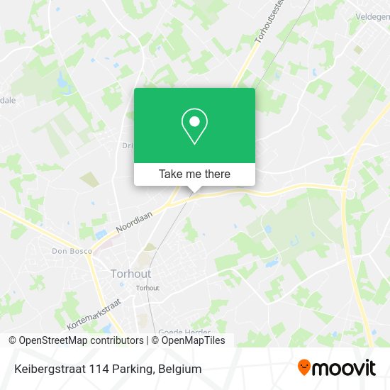 Keibergstraat 114 Parking map
