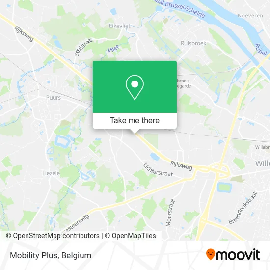 Mobility Plus map