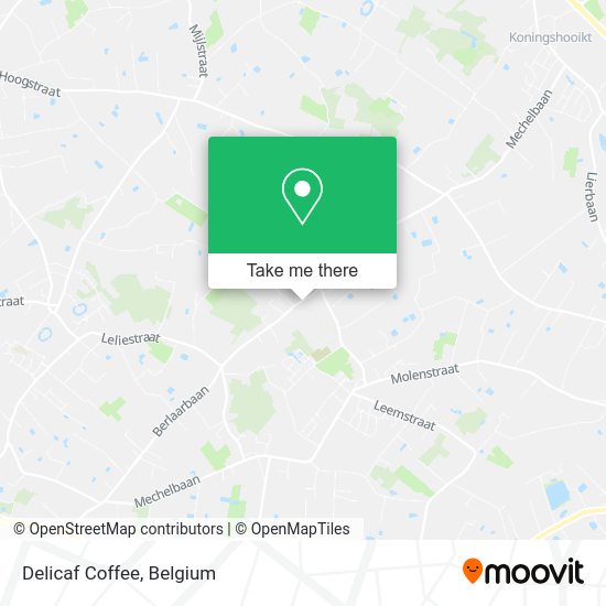 Delicaf Coffee map