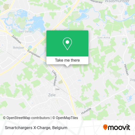 Smartchargers X-Charge map