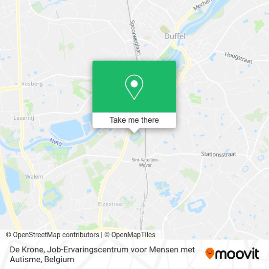 De Krone, Job-Ervaringscentrum voor Mensen met Autisme map