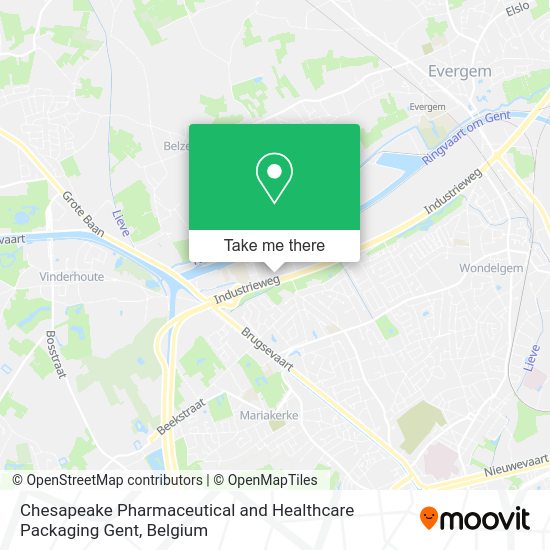 Chesapeake Pharmaceutical and Healthcare Packaging Gent map