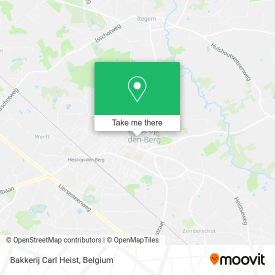 Bakkerij Carl Heist map
