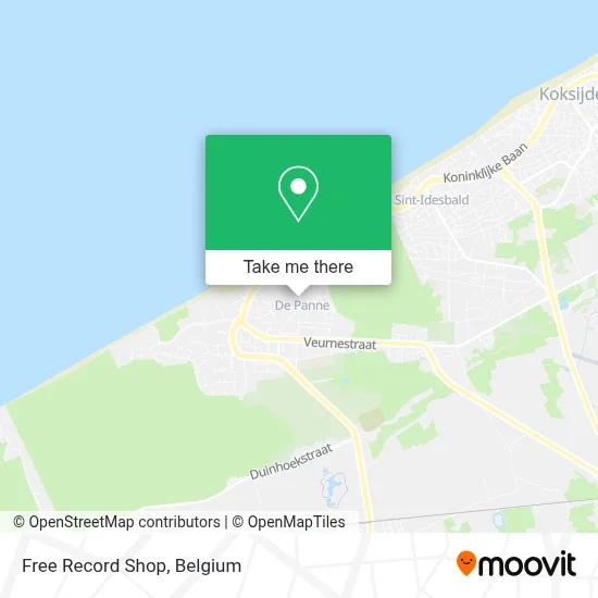 Free Record Shop map