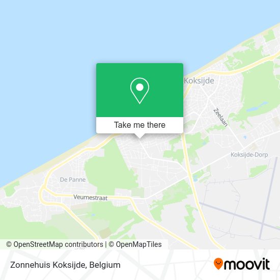 Zonnehuis Koksijde map