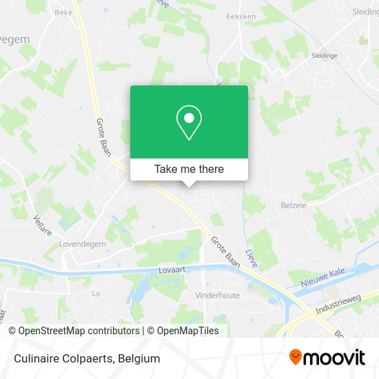 Culinaire Colpaerts plan