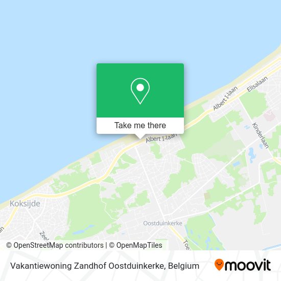 Vakantiewoning Zandhof Oostduinkerke plan