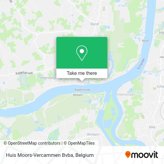Huis Moors-Vercammen Bvba map