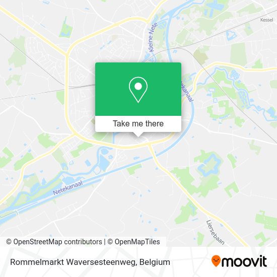 Rommelmarkt Waversesteenweg map