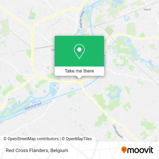 Red Cross Flanders map