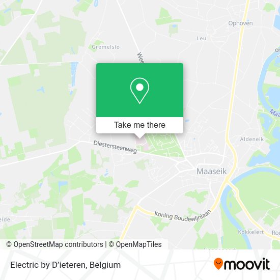 Electric by D’ieteren map