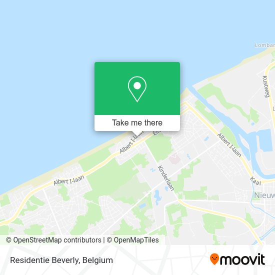 Residentie Beverly map