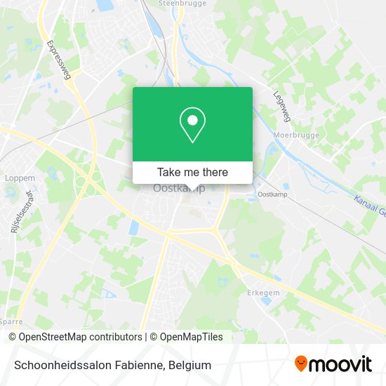 Schoonheidssalon Fabienne plan