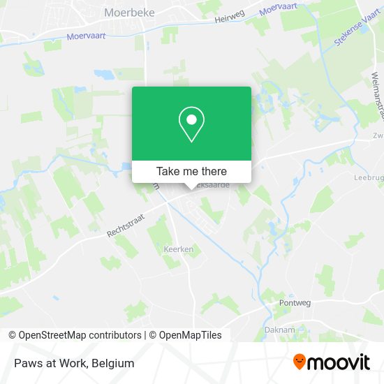 Paws at Work map