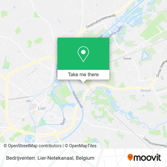 Bedrijventerr. Lier-Netekanaal map