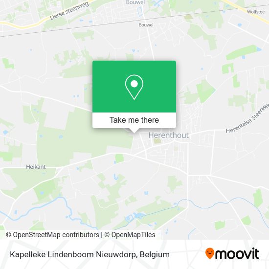 Kapelleke Lindenboom Nieuwdorp map